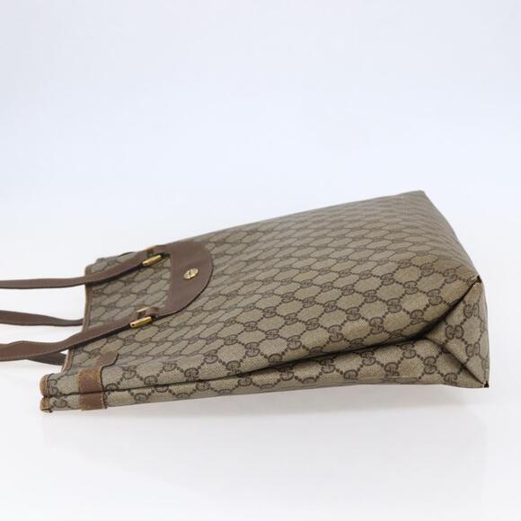 GUCCI GG Supreme Tote Bag Pvc Beige Brown 39 02 061 - Picture 4 of 12